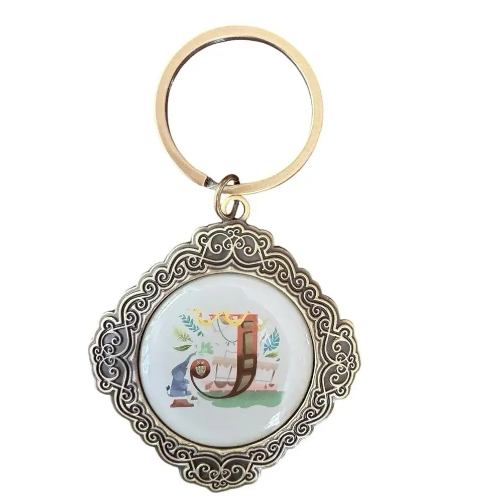 *RARE* Disney Parks Alphabet Keychain Lot of 10 Letters A D E J L M R S T V